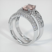 1.53 Ct. Sapphire Ring, 14K White Gold 2