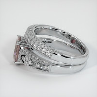 1.53 Ct. Sapphire Ring, 14K White Gold 4