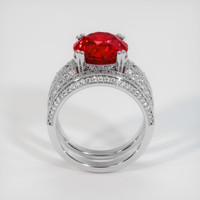 6.06 Ct. Ruby Ring, 14K White Gold 3