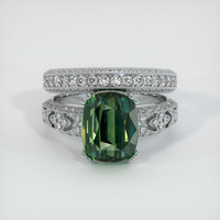 5.01 Ct. Sapphire Ring, 14K White Gold 1