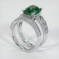 5.01 Ct. Sapphire Ring, 14K White Gold 2