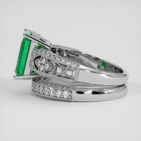 2.36 Ct. Emerald Ring, 18K White Gold 4
