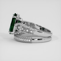 4.00 Ct. Emerald Ring, 18K White Gold 4