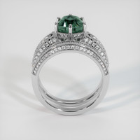 2.44 Ct. Sapphire Ring, 18K White Gold 3