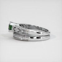 1.01 Ct. Sapphire Ring, 18K White Gold 4