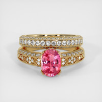 2.10 Ct. Sapphire Ring, 14K Yellow Gold 1
