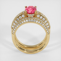 2.10 Ct. Sapphire Ring, 14K Yellow Gold 3