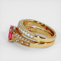 2.10 Ct. Sapphire Ring, 14K Yellow Gold 4