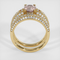 1.53 Ct. Pink Sapphire Ring, 14K Yellow Gold 3