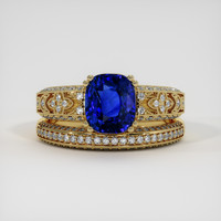 2.62 Ct. Sapphire Ring, 14K Yellow Gold 1