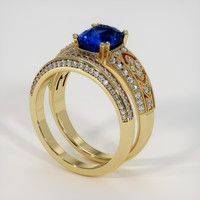 2.62 Ct. Sapphire Ring, 14K Yellow Gold 2