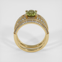 2.09 Ct. Color Change Sapphire Ring, 14K Yellow Gold 3