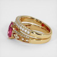 2.06 Ct. Sapphire Ring, 18K Yellow Gold 4