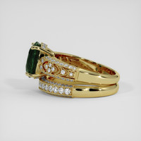 2.97 Ct. Green Sapphire Ring, 18K Yellow Gold 4