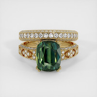 5.01 Ct. Sapphire Ring, 18K Yellow Gold 1