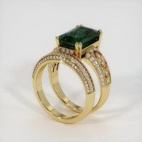 5.52 Ct. Sapphire Ring, 18K Yellow Gold 2
