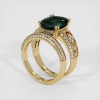 5.35 Ct. Sapphire Ring, 18K Yellow Gold 2