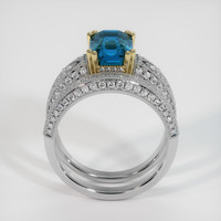 2.93 Ct. Sapphire Ring, 14K Yellow & White 3