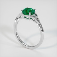 1.68 Ct. Emerald Ring, Platinum 950 2