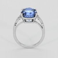 7.20 Ct. Blue Sapphire Ring, Platinum 950 3