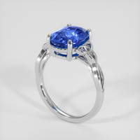 3.23 Ct. Blue Sapphire Ring, Platinum 950 2