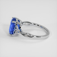 3.23 Ct. Blue Sapphire Ring, Platinum 950 4