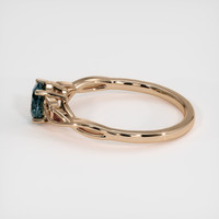 1.30 Ct. Sapphire Ring, 14K Rose Gold 4