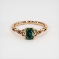 0.85 Ct. Sapphire Ring, 14K Rose Gold 1