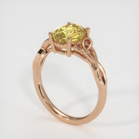 3.54 Ct. Sapphire Ring, 14K Rose Gold 2