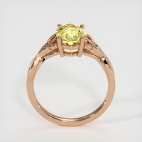 3.54 Ct. Sapphire Ring, 14K Rose Gold 3