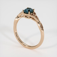 1.30 Ct. Sapphire Ring, 18K Rose Gold 2