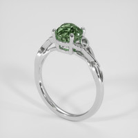 1.81 Ct. Green Sapphire Ring, 14K White Gold 2