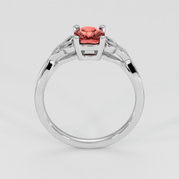 1.02 Ct. Padparadscha Sapphire Ring, 14K White Gold 3