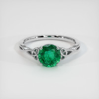 1.68 Ct. Emerald Ring, 18K White Gold 1