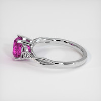 2.02 Ct. Sapphire Ring, 18K White Gold 4