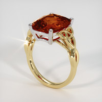 7.35 Ct. Gemstone Ring, 14K White & Yellow 2