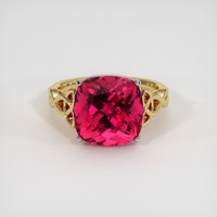 6.87 Ct. Gemstone Ring, 14K White & Yellow 1