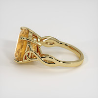 7.11 Ct. Yellow Citrine Ring, 10K Yellow Gold 4
