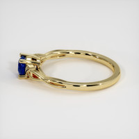 0.57 Ct. Sapphire Ring, 14K Yellow Gold 4