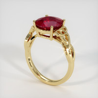 4.28 Ct. Ruby Ring, 14K Yellow Gold 2