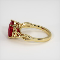 4.28 Ct. Ruby Ring, 14K Yellow Gold 4