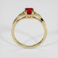 0.99 Ct. Ruby Ring, 14K Yellow Gold 3