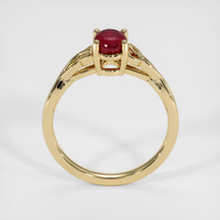 1.02 Ct. Ruby Ring, 14K Yellow Gold 3