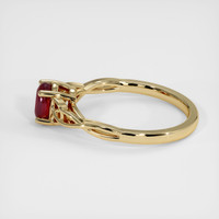 1.02 Ct. Ruby Ring, 14K Yellow Gold 4