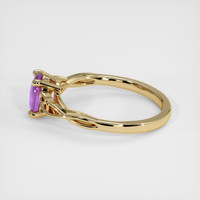 0.92 Ct. Sapphire Ring, 14K Yellow Gold 4