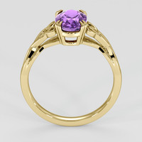 2.03 Ct. Pinkish Purple Sapphire Ring, 14K Yellow Gold 3