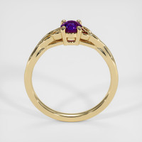 0.45 Ct. Sapphire Ring, 14K Yellow Gold 3