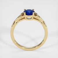0.91 Ct. Sapphire Ring, 18K Yellow Gold 3