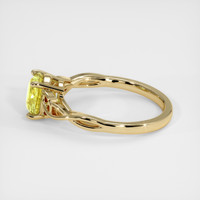 2.18 Ct. Bi Color Sapphire Ring, 18K Yellow Gold 4