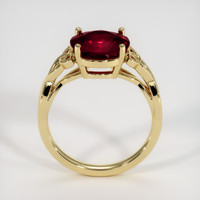 4.28 Ct. Ruby Ring, 18K Yellow Gold 3